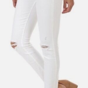 White Distressed Women's Jeans